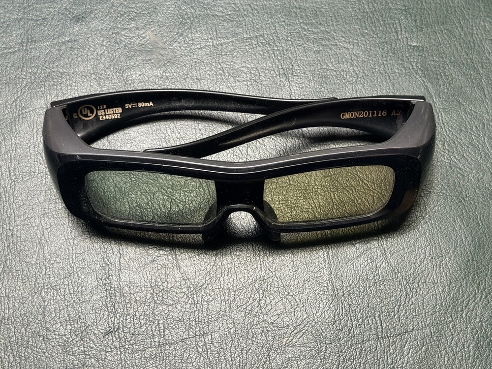 Panasonic TY-EW3D2M Active Shutter 3D Glasses Black OEM - Includes Case