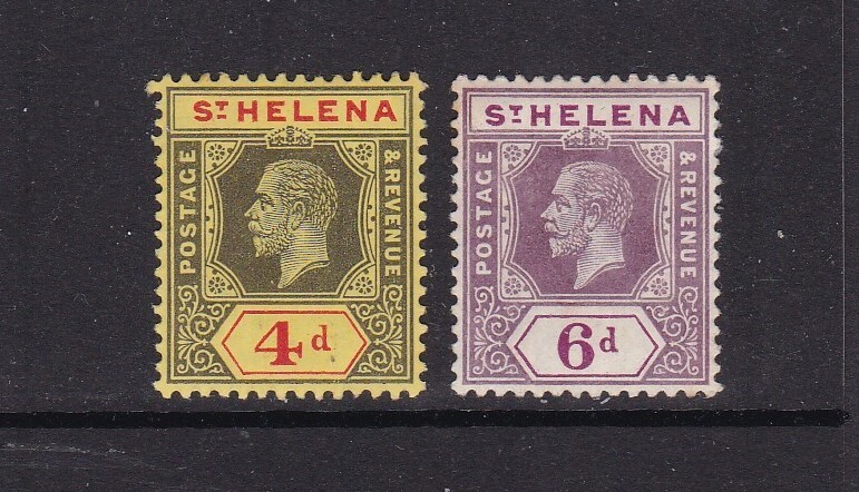 St. Helena - SG 83/4 - m/m - 1912 - 4d & 6d - K.E. V