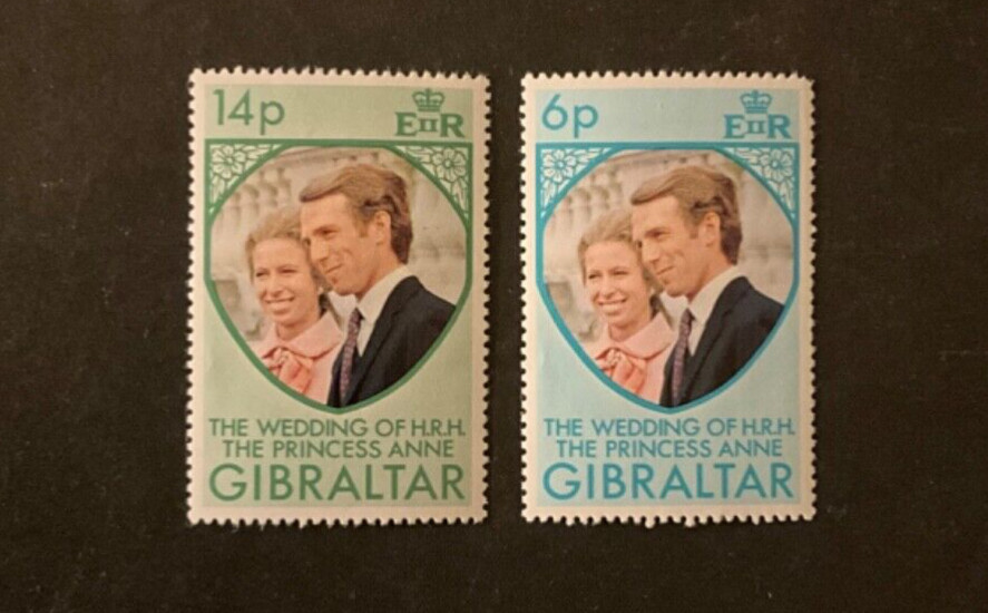 Gibraltar Scott #305-6 never hinged