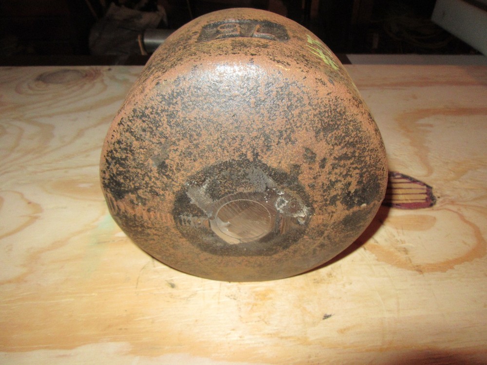 YORK Roundhead Half 75 Pound Blob Grip Number Side 2nd Generation