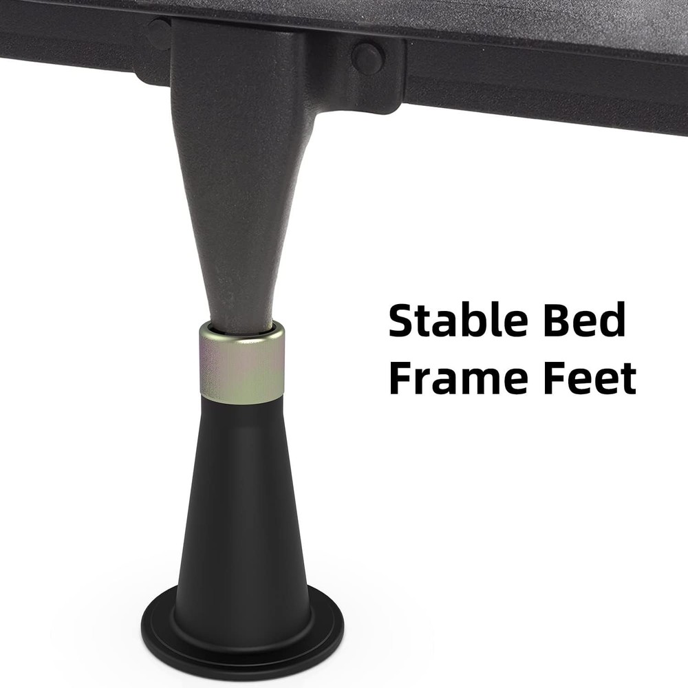 6 Pcs Bed Frame Feet,Feet for Replace Wheels,Risers for Bed Frame,Prevent