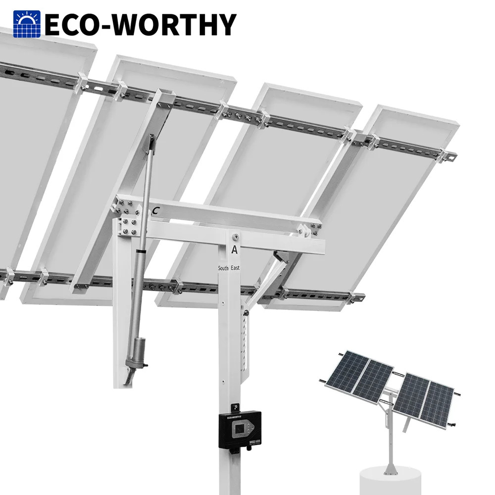 Solar Panel Single Axis Tracking System (Increase 30% Power) with Tracker