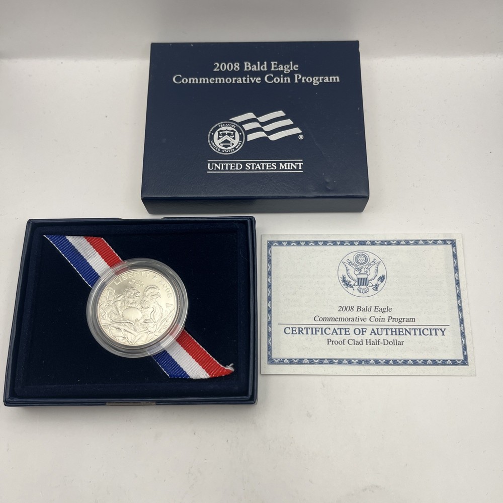2008 S Bald Eagle US Commemorative  OGP COA
