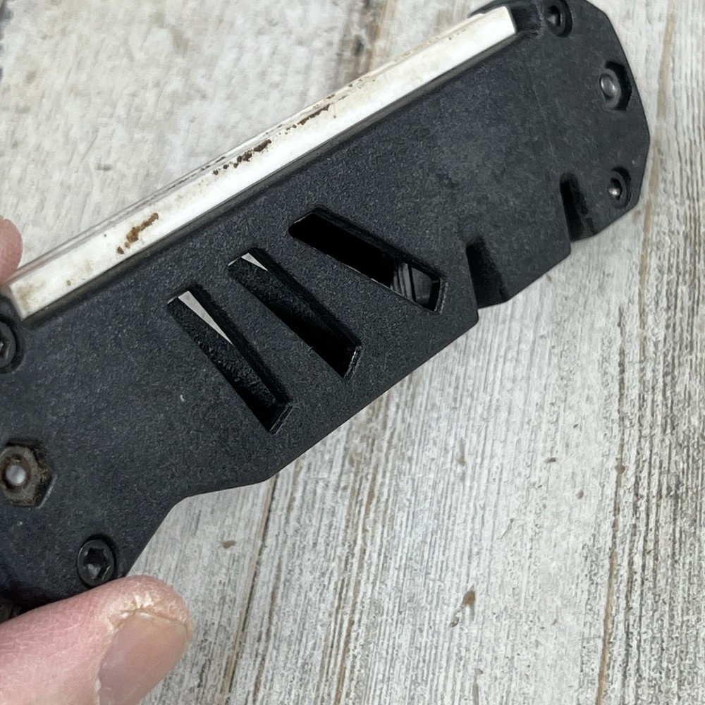 Vintage Camillus Ceramic Carbide Sharpener Multi Tool 4-7/8" Long