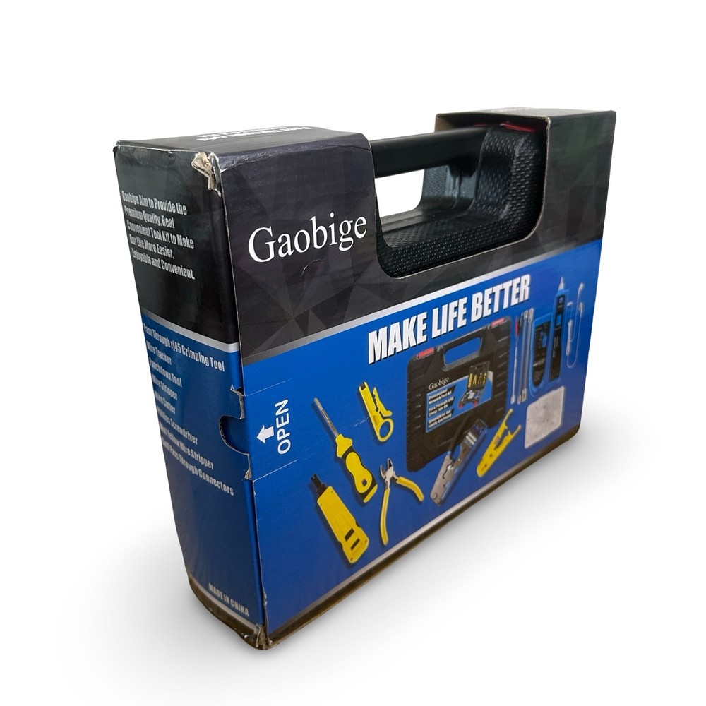 Gaobige Professional Network Tool Kit RJ45 Pass Through Missing Crimp Tool