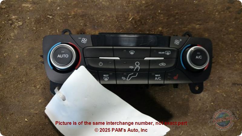 Used A/C Selector Switch fits: 2018 Ford Escape front automatic temperature cont
