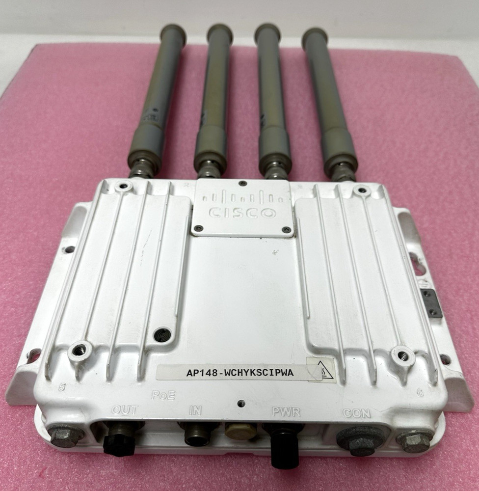 Cisco IW3702 - 4E Access Point with (4) AIR-ANT2547VG-N Antenna