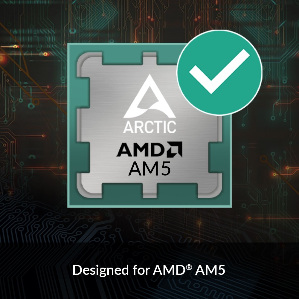 ARCTIC Alpine 23 Compact AMD CPU cooler for AM4 Computer PC Black B-Stock