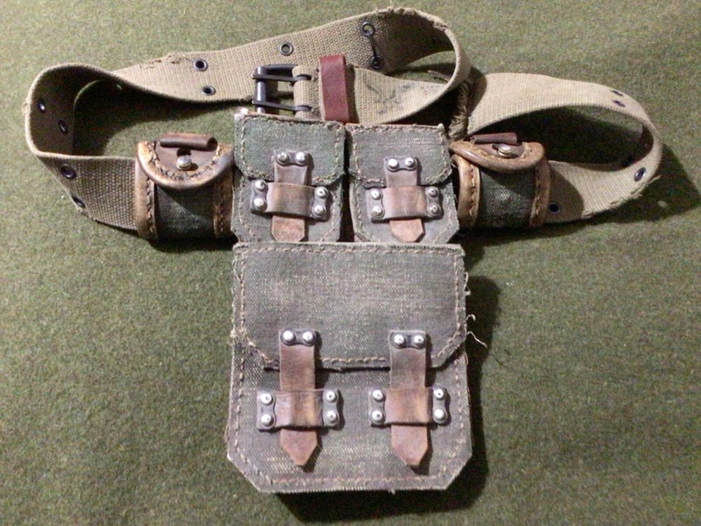 Apocalypse wasteland leather ammo bag.