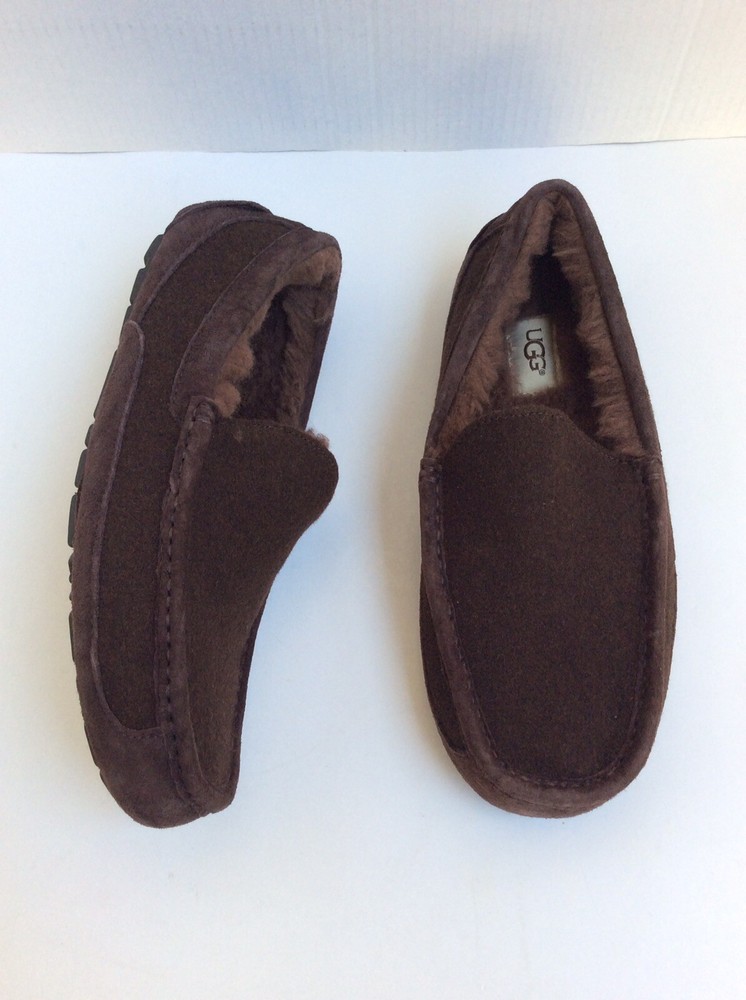 UGG Australia Ascot Wool Slippers Brown 3233 Size 8