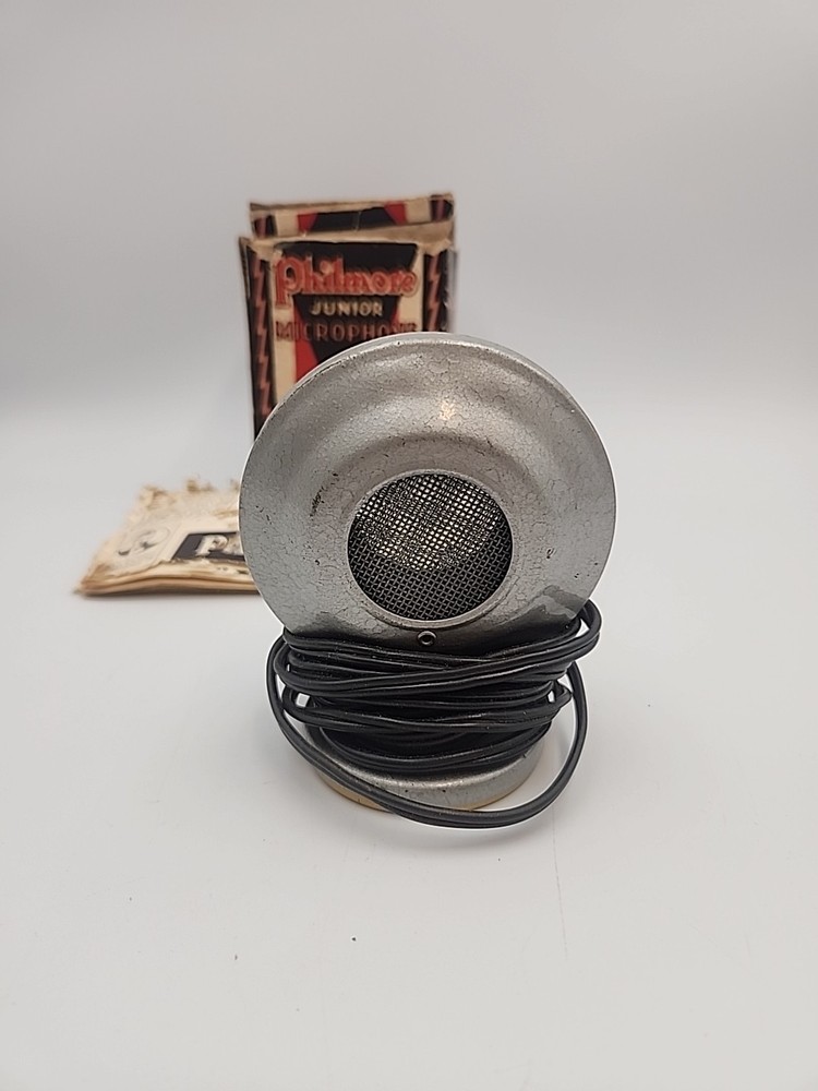 Vintage Philmore Junior Microphone with Original Box