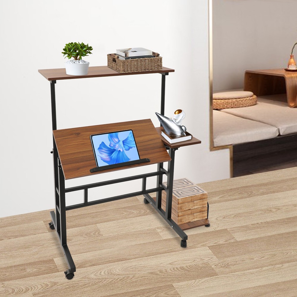 Multi Functional Foldable Desk, Modern Computer Desk, Adjustable Computer Table