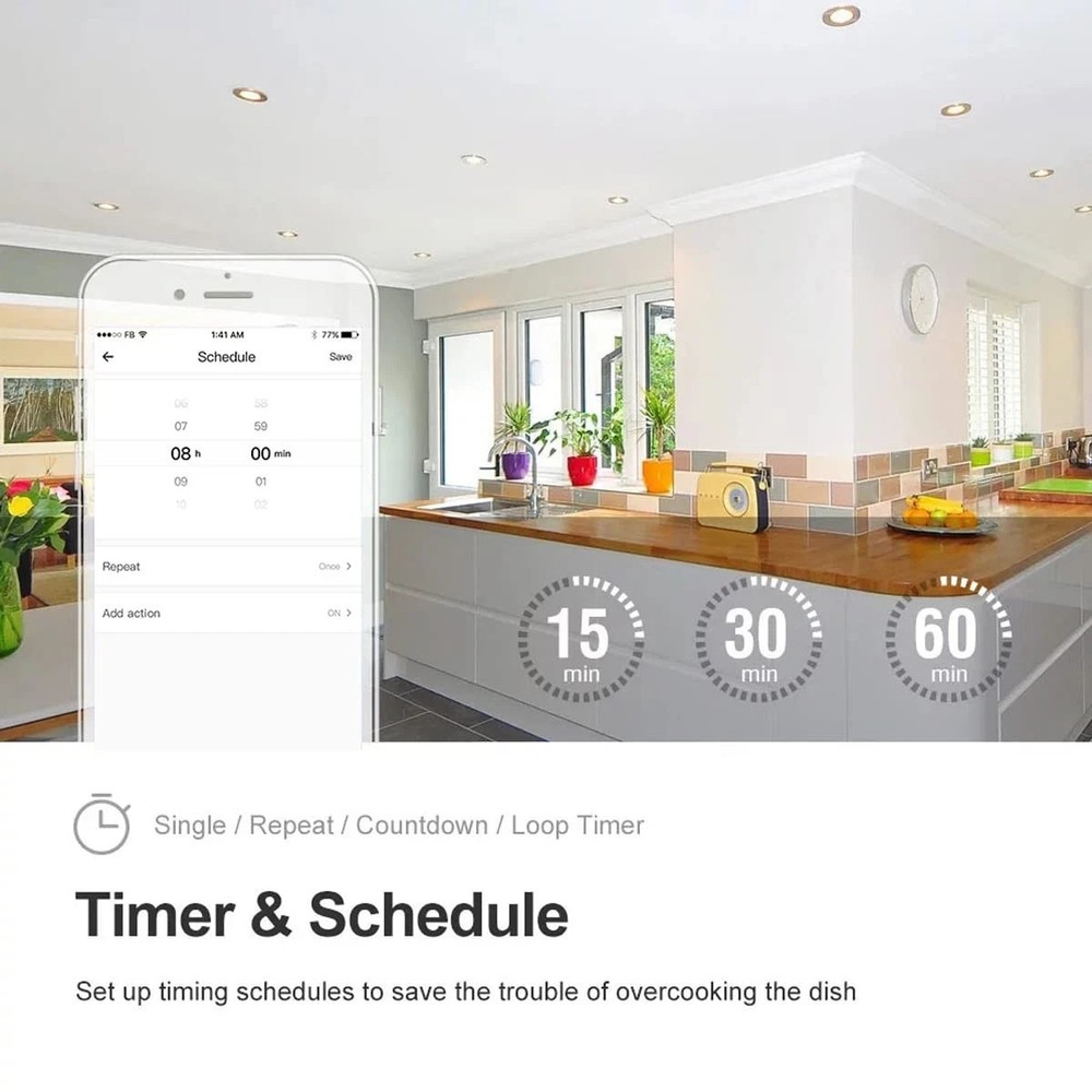 30A Hight Power WiFi Wireless Smart Switch, DIY Module for Home