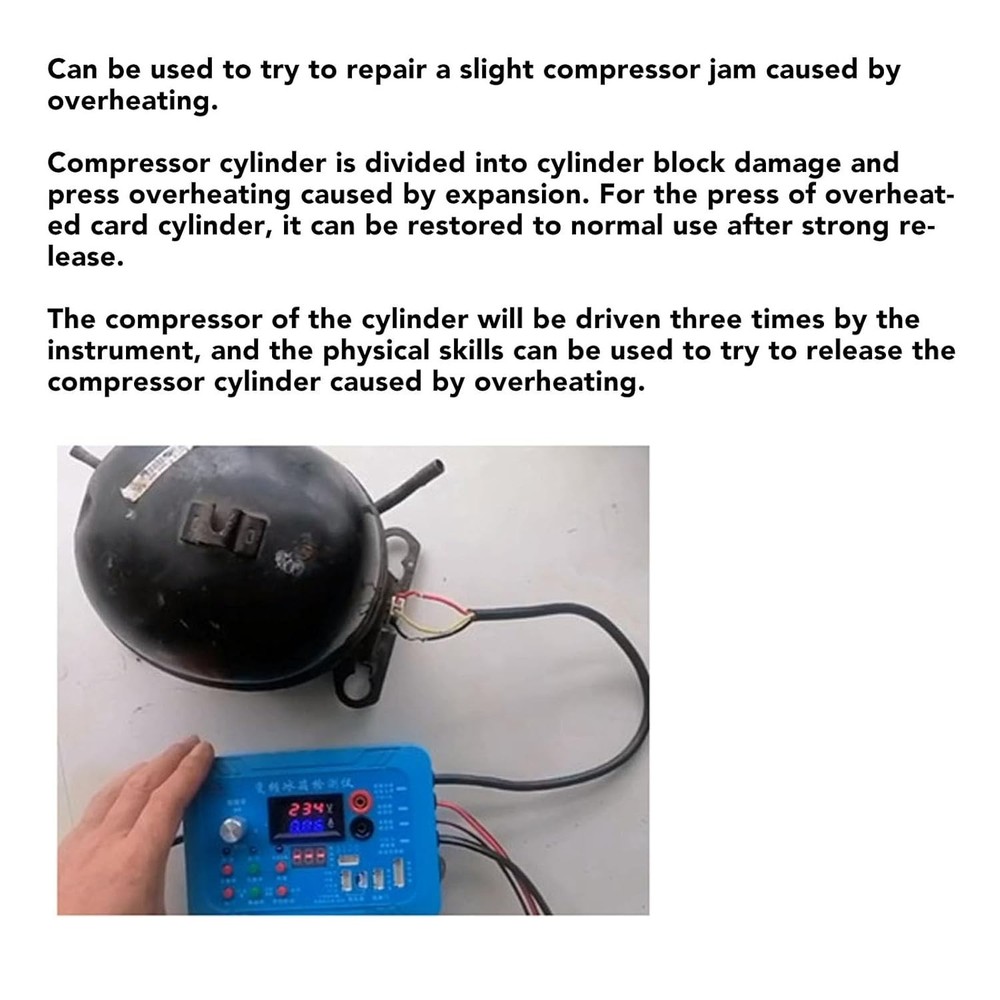 Update Inverter Refrigerator Instrument Tester Variable Frequency Board Testing