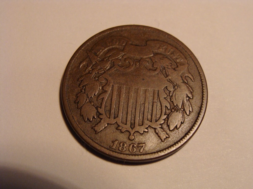 1867 Two Cent Piece