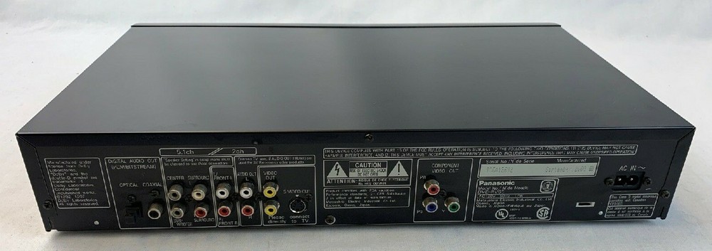 Panasonic DVD-RV65 DVD/CD Player Tested! EB-2763