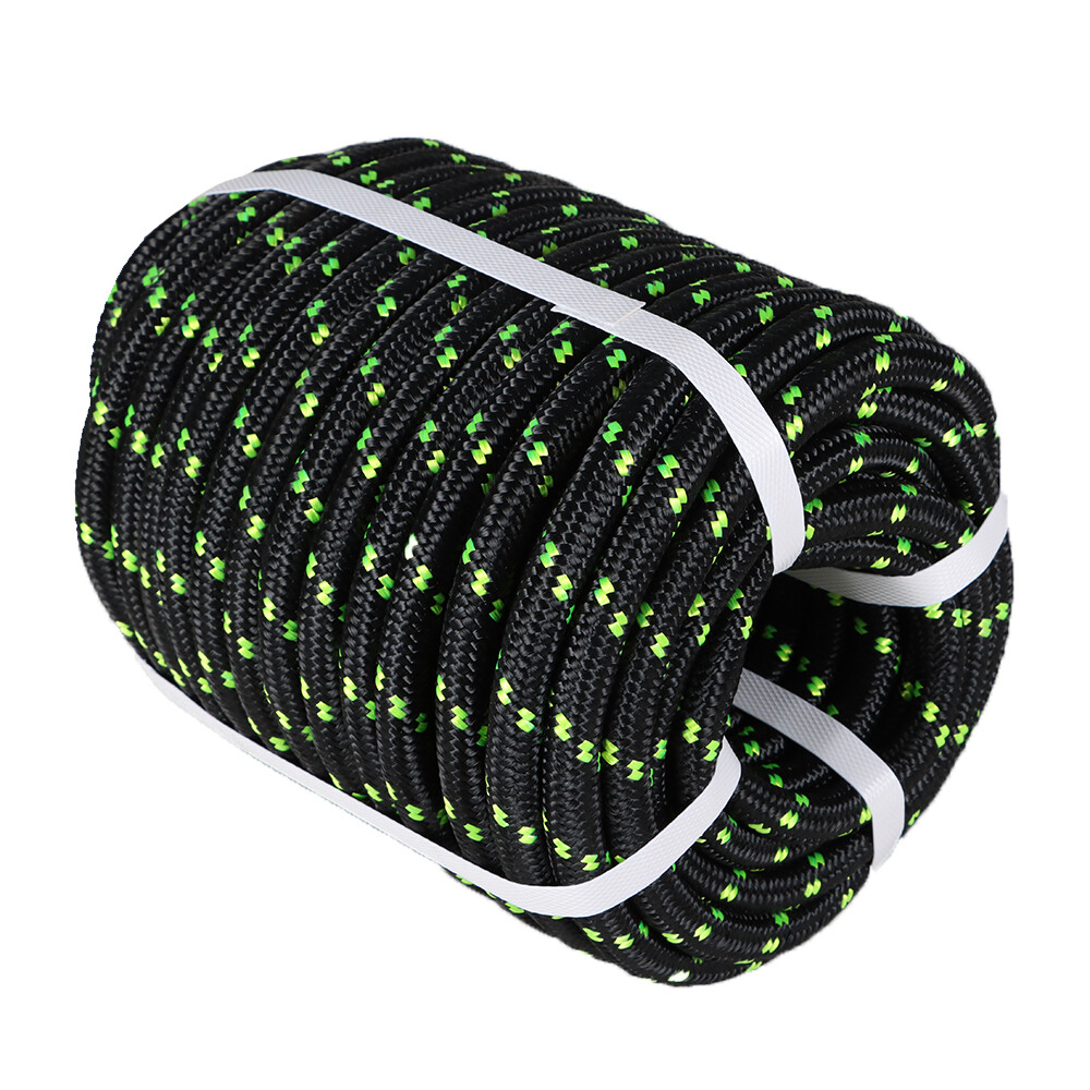 6180Lbs Breaking Strength Bull Rope 1/2Inch Diameter Double Braid Polyester Rope