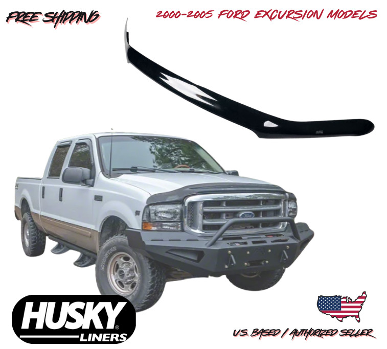 2000-2005 Ford Excursion High Profile Hood Bug Shield Protector Husky Liners