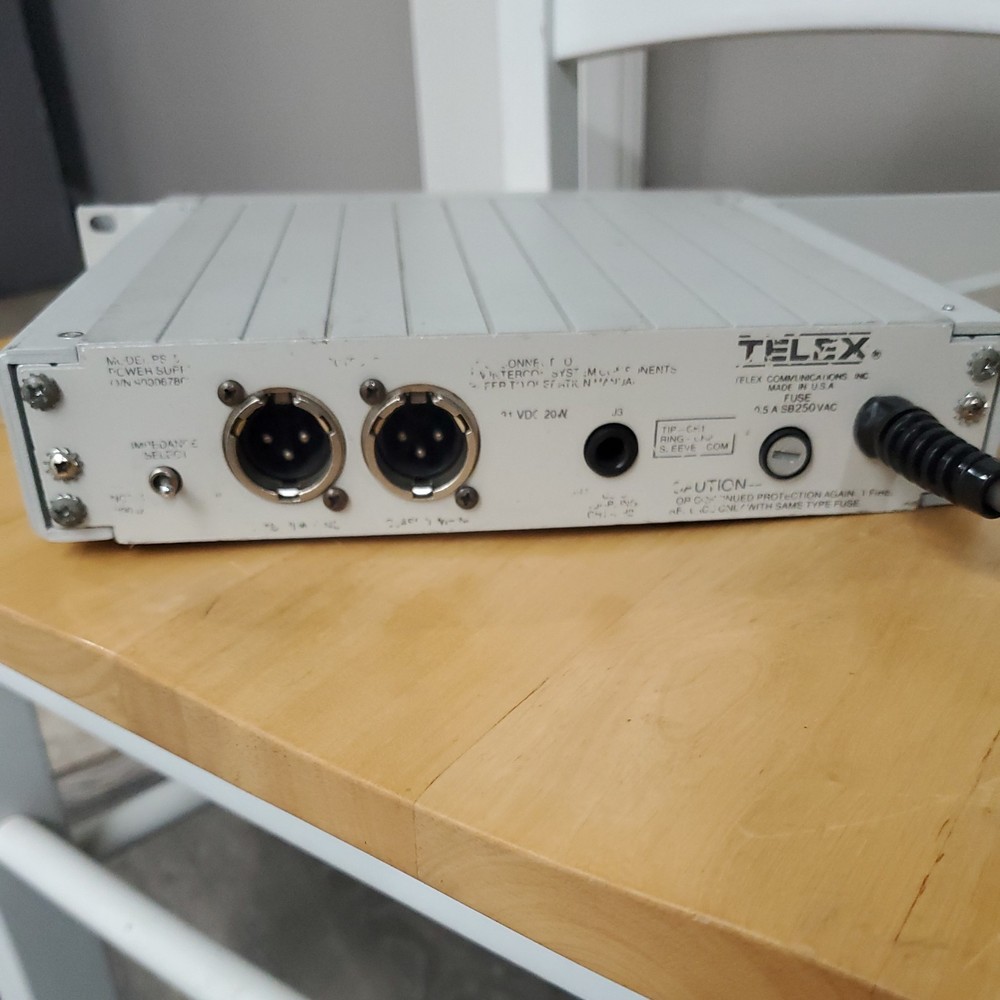 Telex RTS PS15 Power Supply Rack Mountable