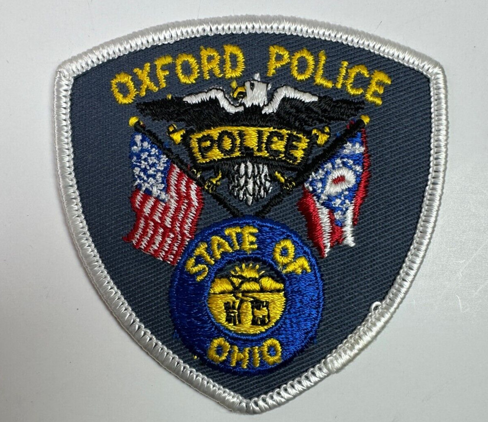 3" Oxford Police Ohio OH Patch