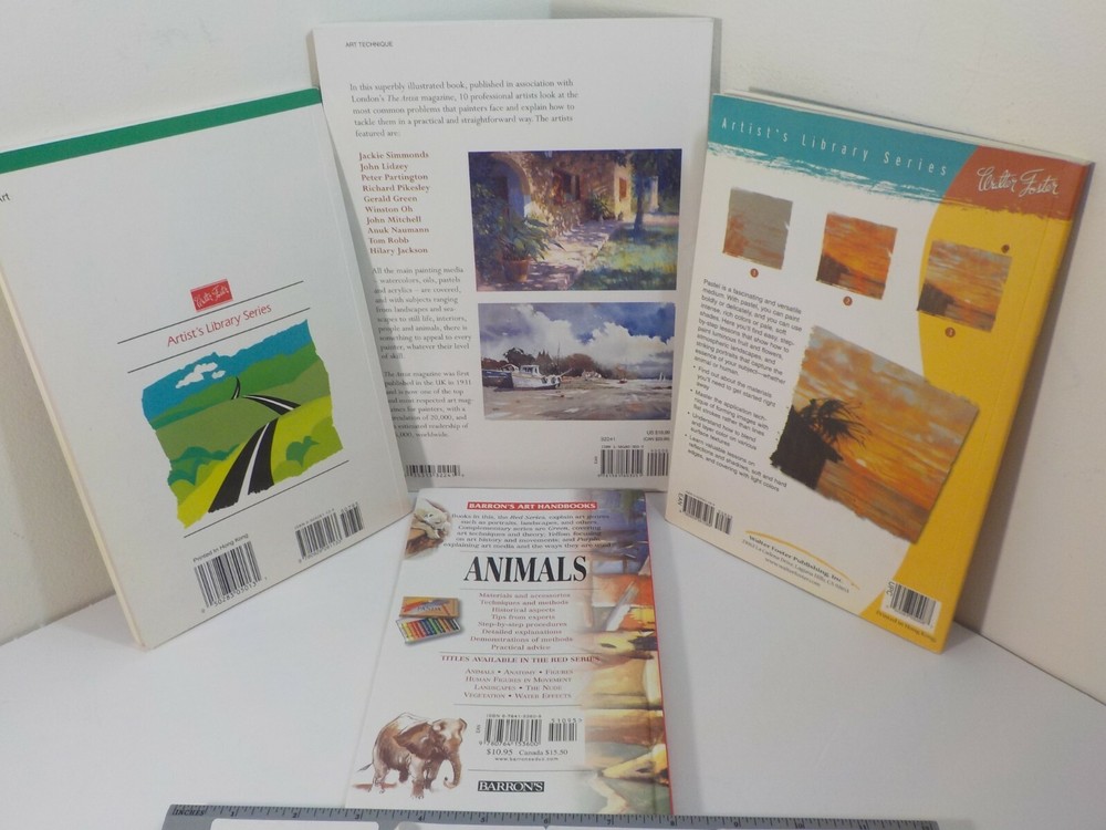Art Instruction Beginner 4 Book Lot