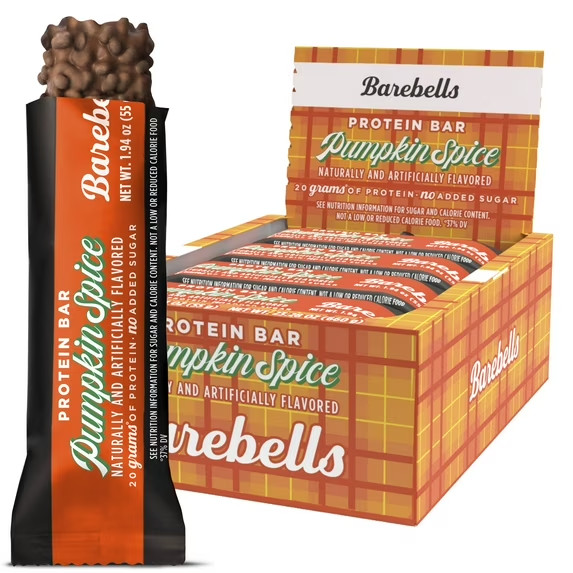 Barebells Protein Bar Pumpkin Spice 12 Bars Barebell Bar NEW!!