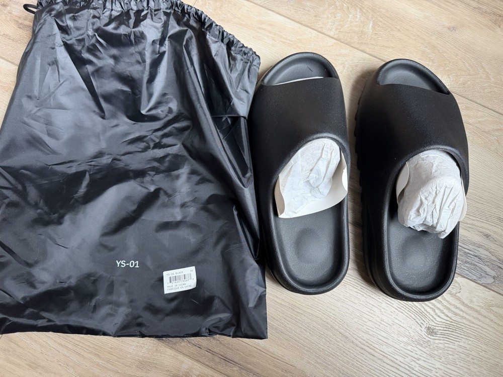 Yeezy Slides YS-01 Black US Ship Same Day Fast!