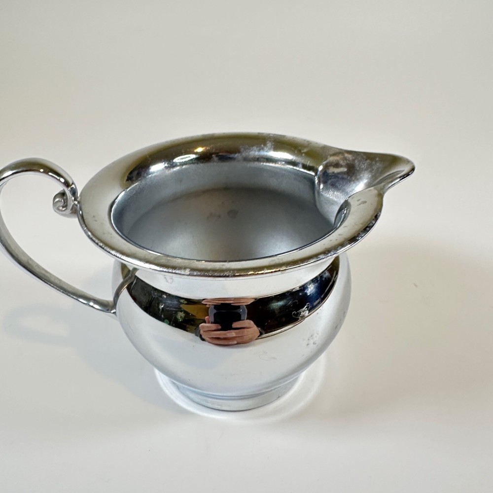 Farberware Teapot with Cream and Sugar Holders Vintage