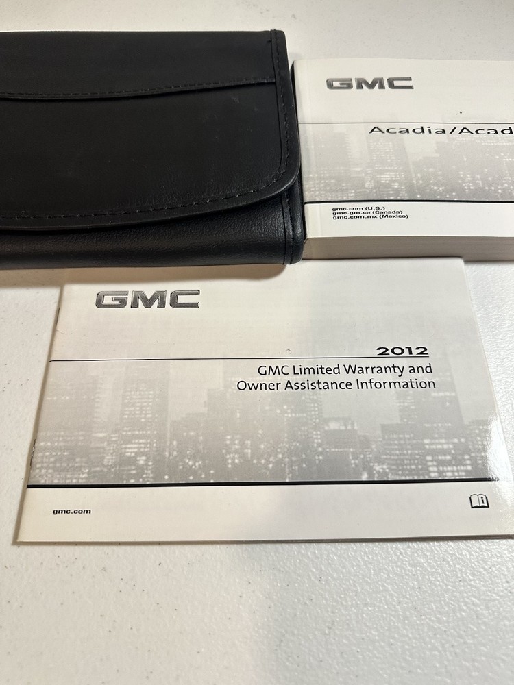 2012 GMC Acadia Owner's Manual Set OEM