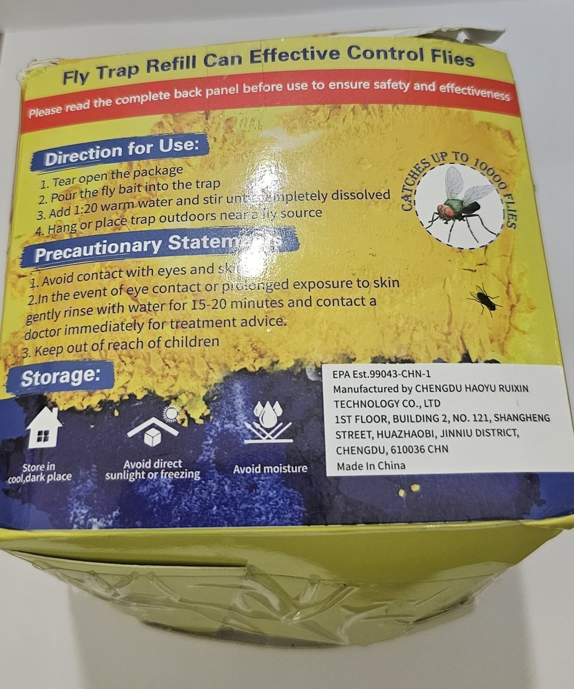 Glovv Fly Trap Refill 10 Packs