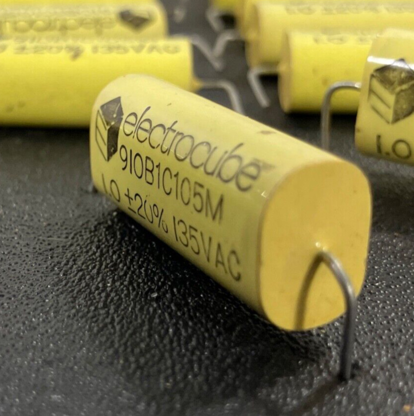 (6pcs)-Electrocube 1.0 uF Metallized Polypropylene Capacitor. For Audio Design !
