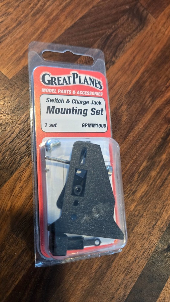 Great Planes RC Switch & Charge Jack Mounting Set GPMM1000 NEW