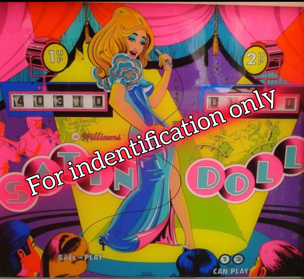 1975 Williams Satin Doll Pinball Machine Rubber Ring Kit