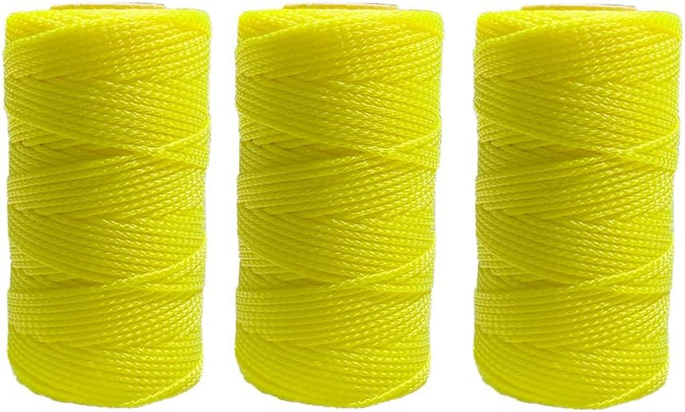 3 Rolls Mason Line String Line #18 Braided Nylon String,Nylon Twine Construction