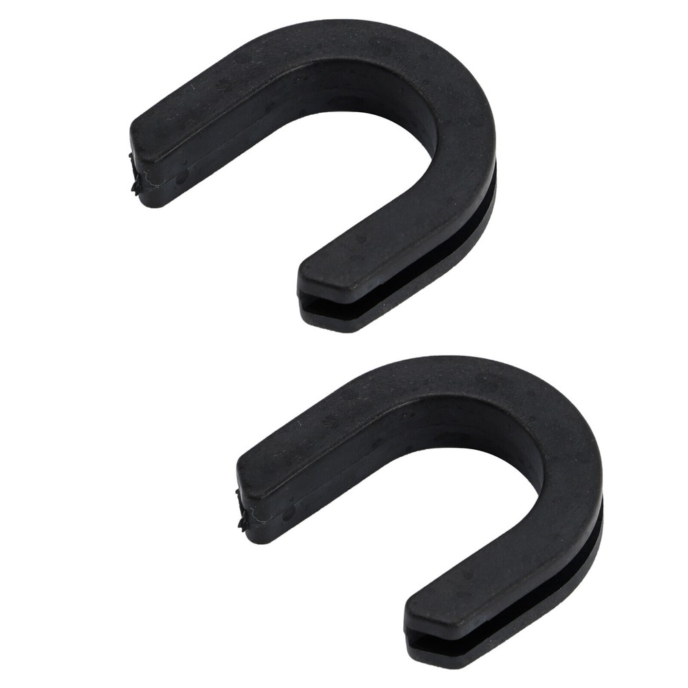2X Luggage Rack Backrest Side Plate Mounting Bracket Grommet Bushing for Harley