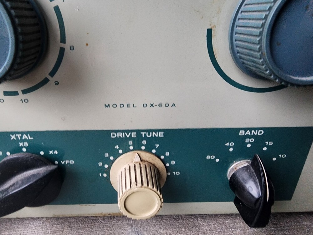 HEATHKIT DX-60A TRANSMITTER - EXCELLENT WORKING CONDITION