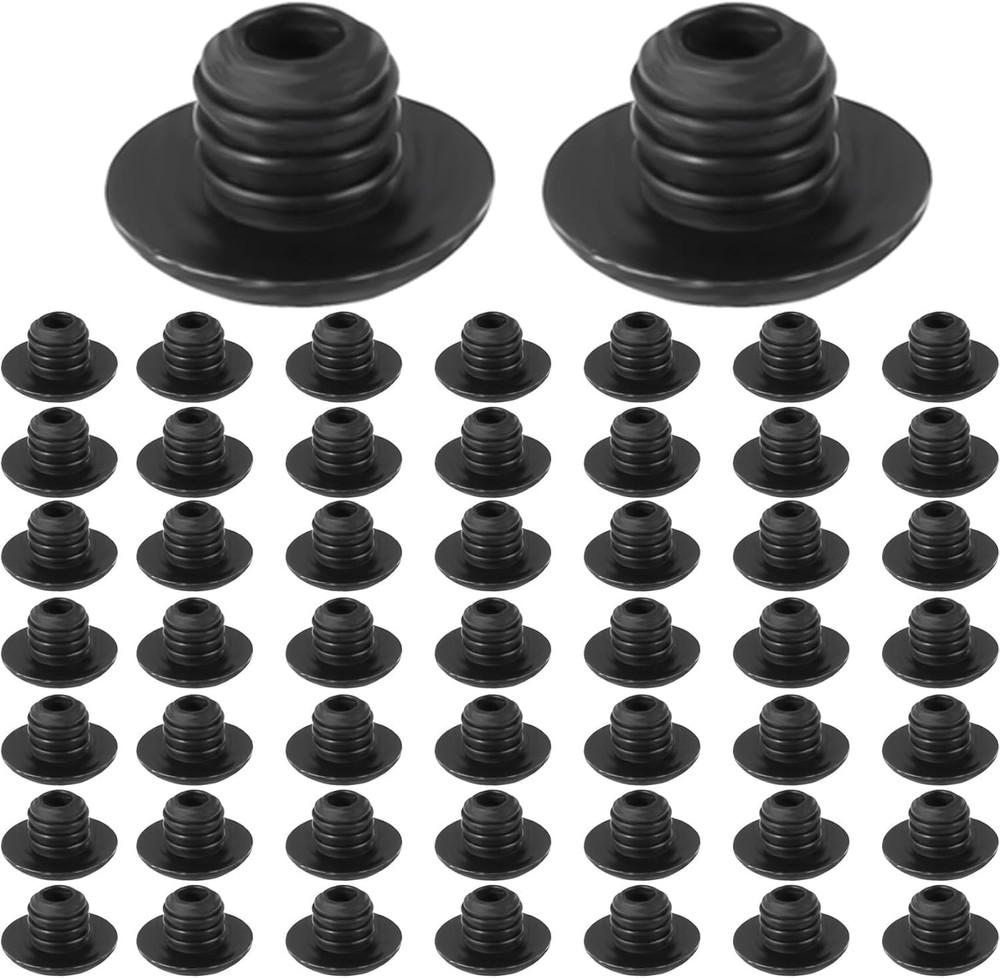50PCS Pegboard Hook Locks, for Stopping Hooks from Falling 9mm, Black(50PCS)