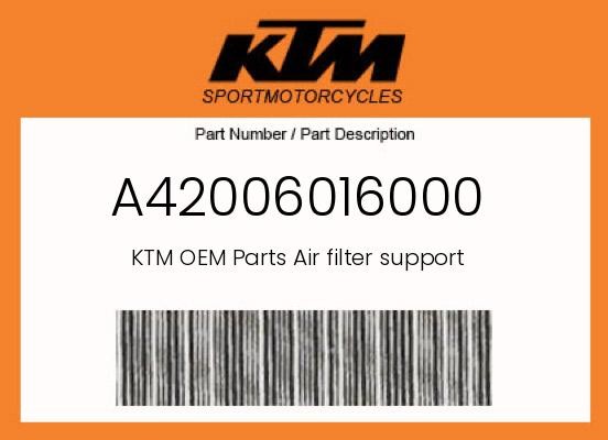 KTM Genuine Air Filter Support - A42006016000