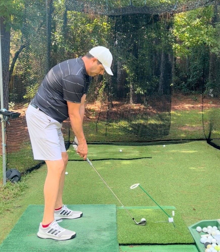 SwingRing Golf Training Aid - Stay Centered, Stop Swaying, Improve Swing Path