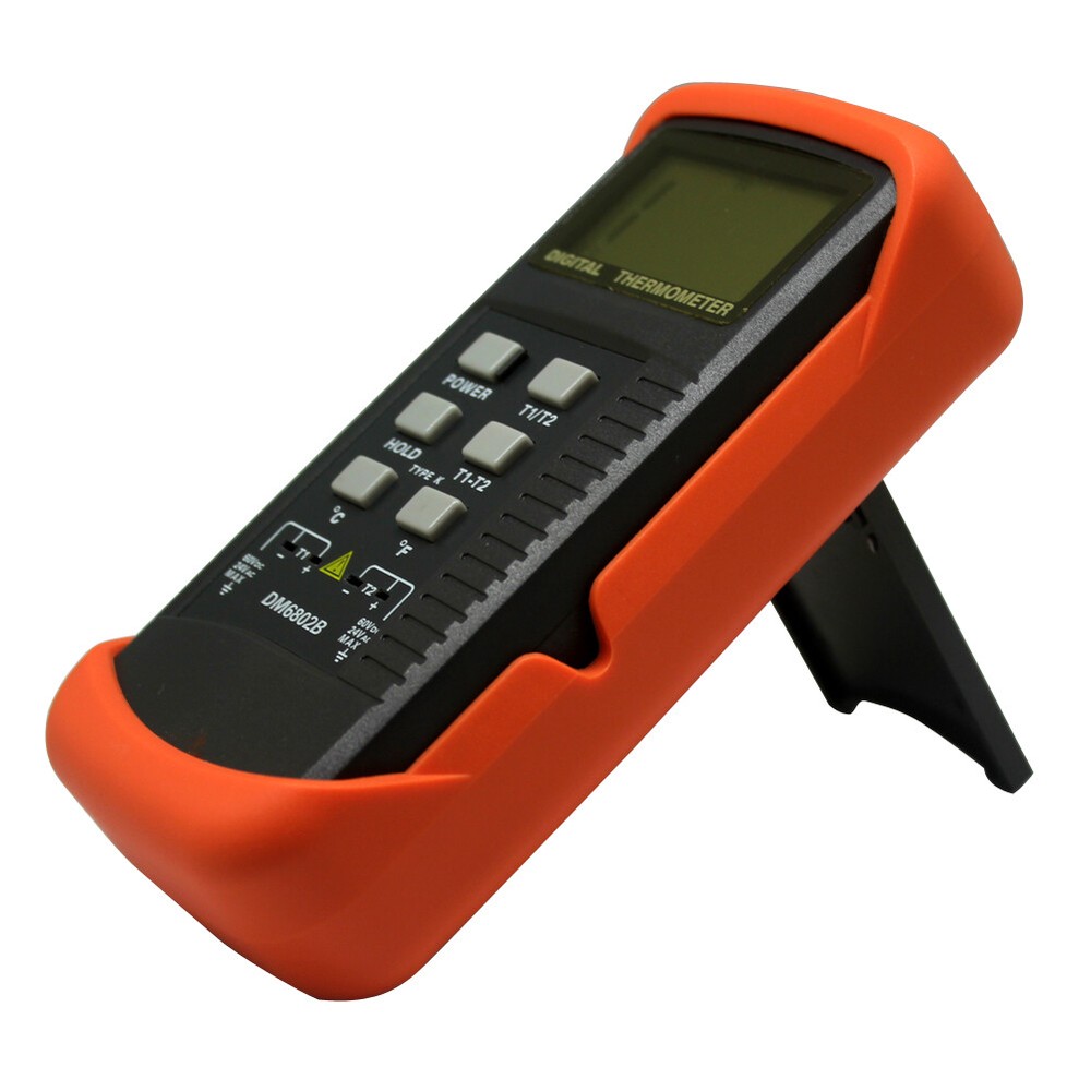 K-Type Two Channel Temperature Tester Sensor DM6802B LCD Digital Thermometer
