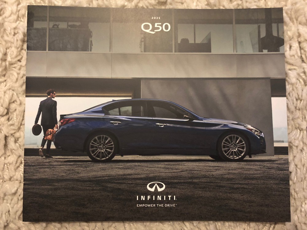 2021 INFINITY Q50 12-page Original Sales Brochure