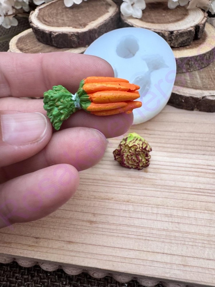 Vegetables handmade silicone mold for crafts