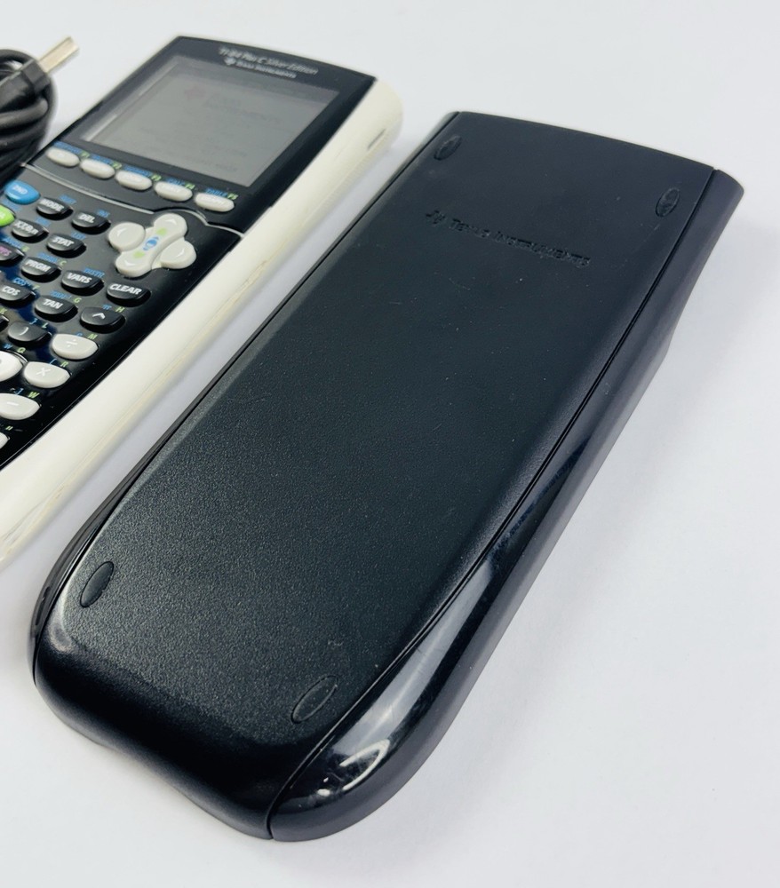 Texas Instruments TI-84 Plus C Silver Edition Color Graphing Calculator w/ Cable
