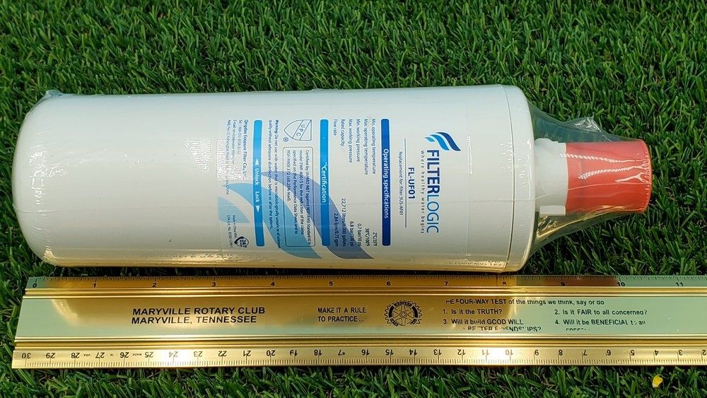 FilterLogic FL-UF01 Under Sink Filter Replacement For Filtrete 3US-AF01 SEALED