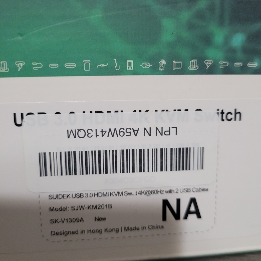 suidek usb 3.0 hdmi kvm switch sjw-km201b