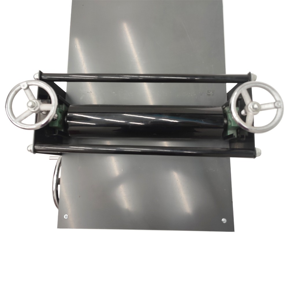 Manual Slab Rollers Portable Ceramic Clay Plate Machine w Iron Frame Chain Drive