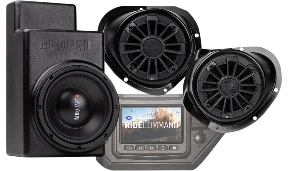 Mb Quart MBQG-STG3-RC-1 Stage 3 Turned Audio System Kit for Ride Command