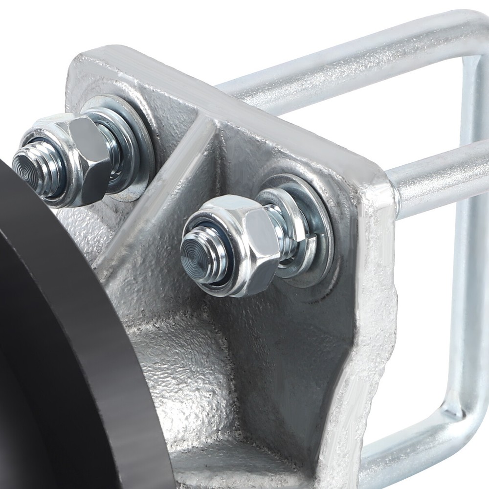 (4-PCS) 4" Square Post x 2" Square Gate Frame Premium Nylon Cantilever Roller