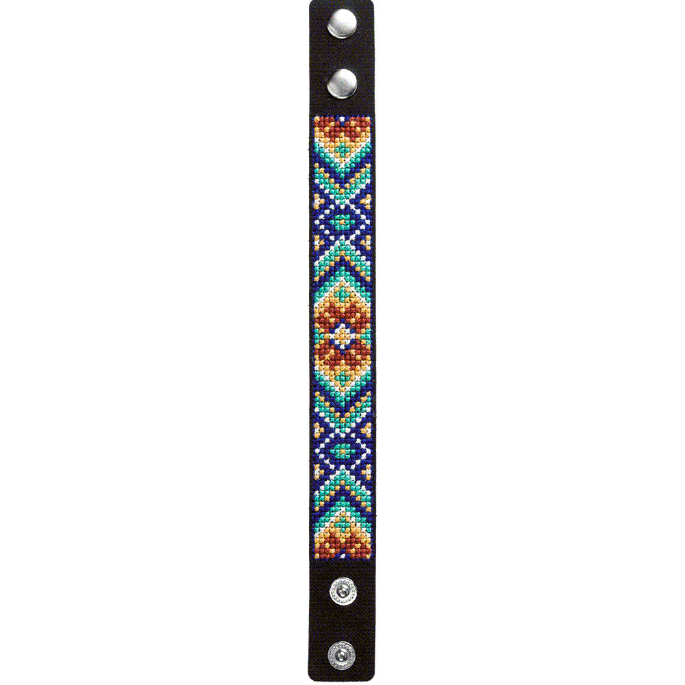 Cross-stitch kit on artificial leather FLHL-032