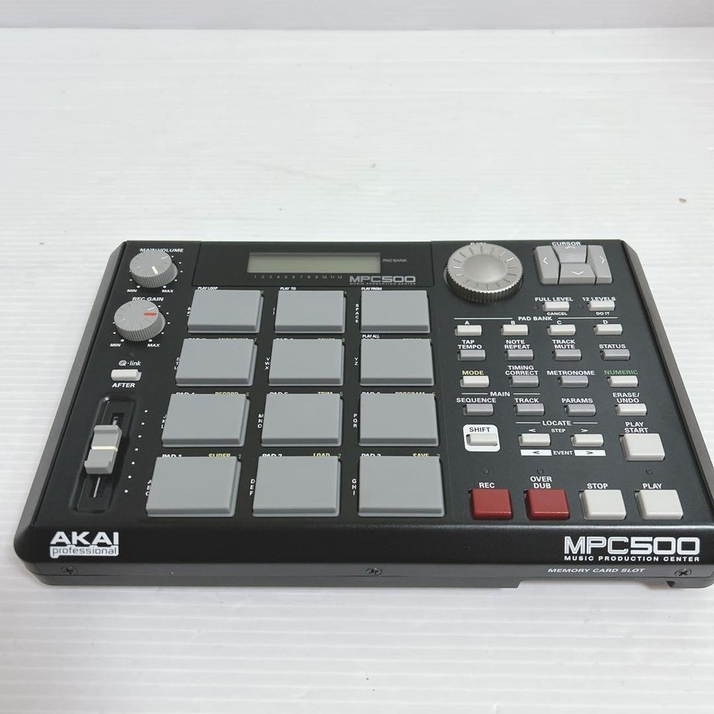 AKAI professional MPC500 with AC Adapter Operation confirmed